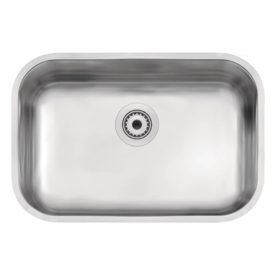 Cuba de embutir Tramontina Lavínia Plus 47 BL em Aço Inox Escovado 47x30 cm com válvula de 3 1/2"