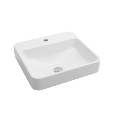 Cuba de sobrepor retangular com mesa DocolFrame 470x440x140