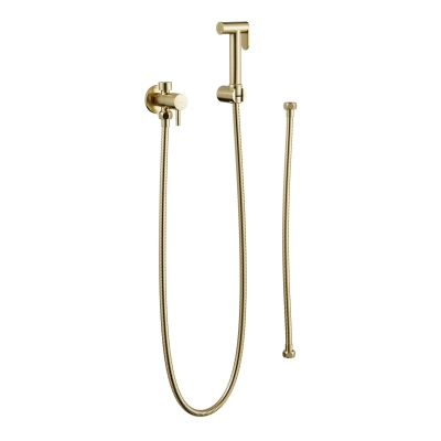 Ducha Higiênica com Derivação - Brushed Gold