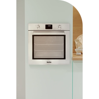 FORNO INVITA INOX MULTIFUNÇÃO ELETRÔNICO 60 CM 220 V