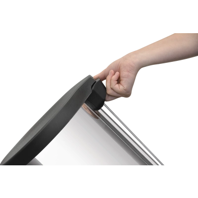 Lixeira com Pedal Tramontina New em Aço Inox com Acabamento Polido 12 L