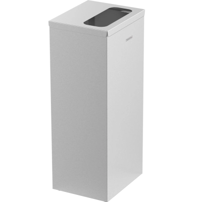 Lixeira Inox Tramontina Square com Acabamento Acetinado 50 L