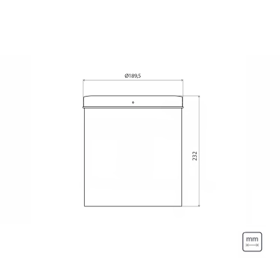 Lixeira Inox Tramontina Swing com Acabamento Acetinado e Tampa Basculante 5 L