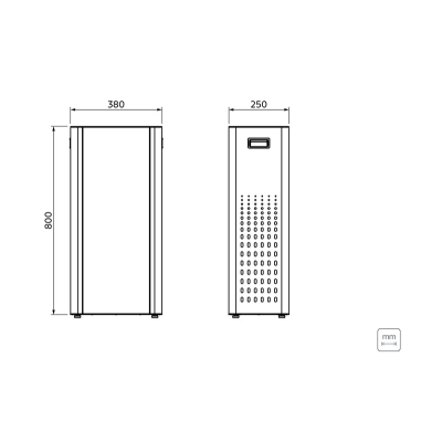 Lixeira Tramontina Sassari 65 L em Aço Inox