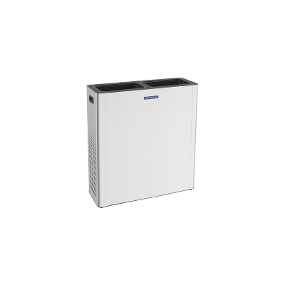 Lixeira Tramontina Sassari Plus em Aço Inox com Acabamento Acetinado 65 + 65 L