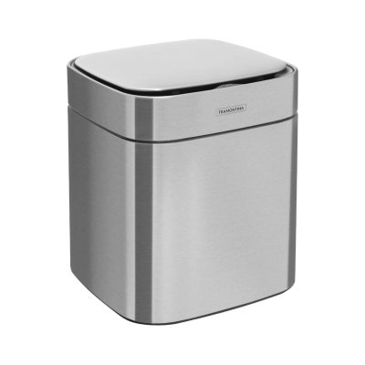 Lixeira Tramontina Sense Square Automática com Sensor em Aço Inox com Acabamento Acetinado 8 L