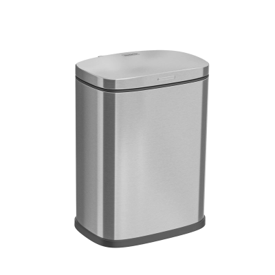 Lixeira Tramontina Tipo D em Aço Inox com Acabamento Acetinado 3 L