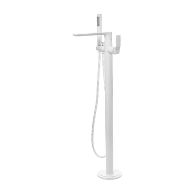 Monocomando de Piso para Banheira Rainbow - Matt White