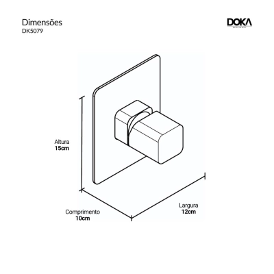 Monocomando para Chuveiro Rivvo GeoStone - Chrome