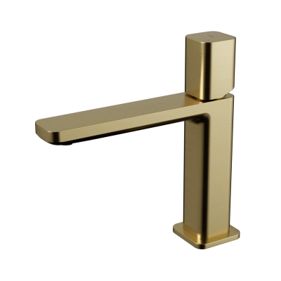Monocomando para Lavatório 121mm Rivvo - Brushed Gold