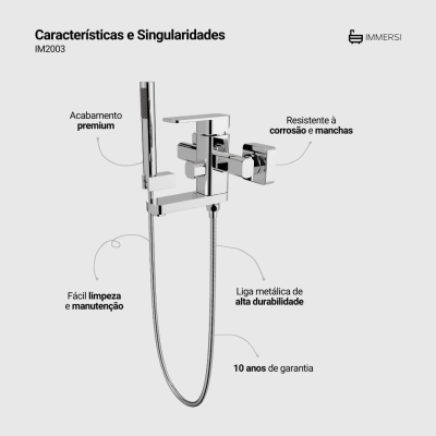 Monocomando Purus Brushed Nickel