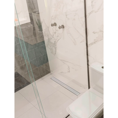 Ralo New Slim Tramontina em Aço Inox 80 x 7 cm