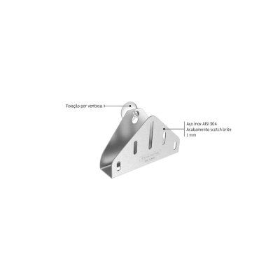 Suporte para Esponja de Lavar Louça Tramontina em Aço Inox