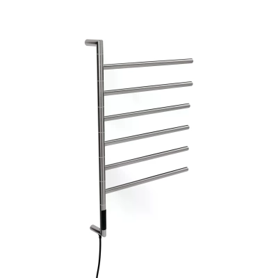 Toalheiro Térmico Articulado - Brushed Nickel